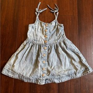 Ralph Lauren button down jeans toddler dress
